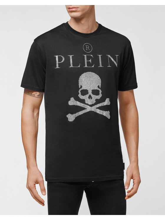 PHILIPP PLEIN PHILIPP PLEIN Tričko 1441 Čierna Regular Fit