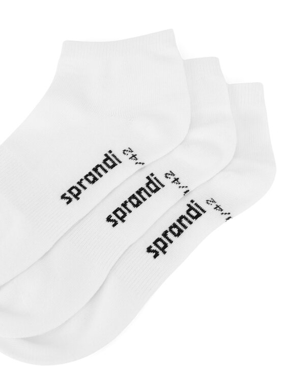 Sprandi Sprandi Σετ κοντές κάλτσες ανδρικές 3 τεμαχίων 0MB-002-SS24 (3-pack) Λευκό