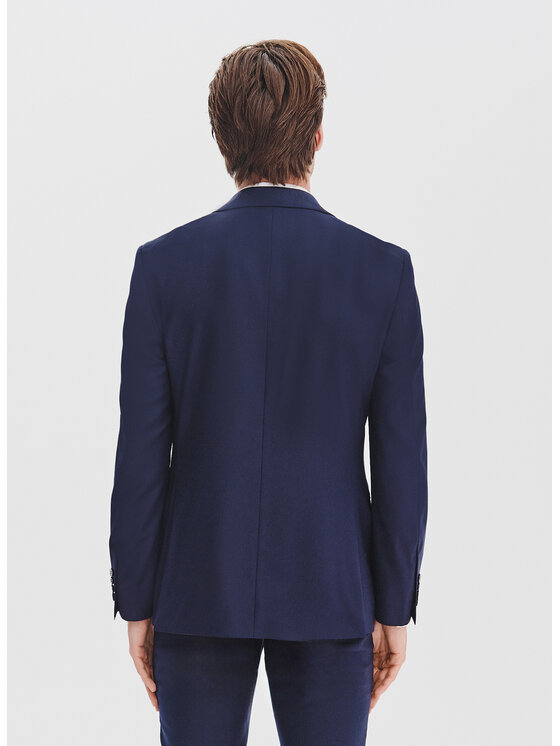 Pako Lorente Pako Lorente Marynarka P25WF-3G-005 Granatowy Super Slim Fit