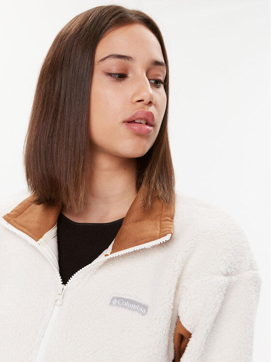 Columbia Columbia Fleecejacke Trek™ Hybrid Sherpa 1/2 Zip Écru Regular Fit