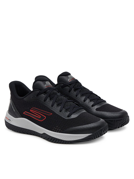 Skechers Skechers Παπούτσια Τένις Viper Court Pro 246069/BKRD Μαύρο