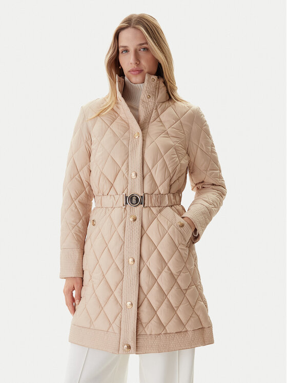 Fracomina Fracomina Демісезонний плащ FR25WC3004O45301 Бежевий Regular Fit