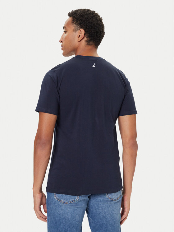 Nautica Nautica T-Shirt Koa N1S03430 Granatowy Regular Fit