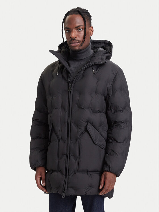 HUGO HUGO Kurtka zimowa 50567263 Czarny Regular Fit