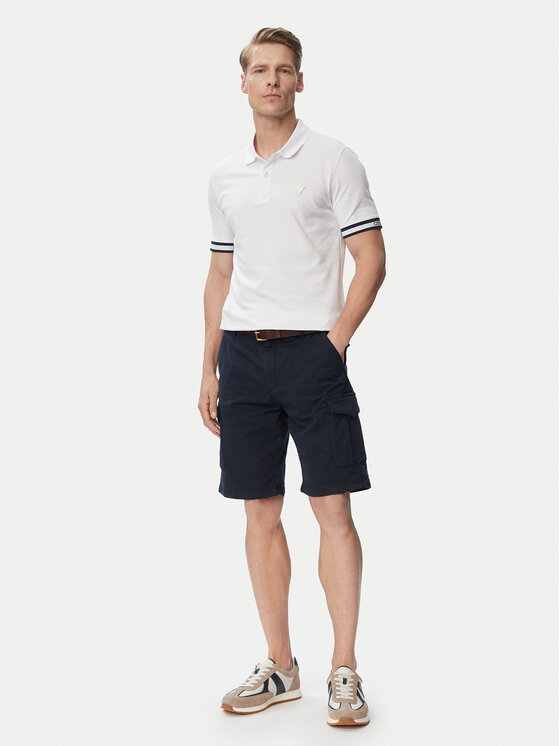 Guess Guess Pantaloncini di tessuto M6GDVA W1703 Blu scuro Regular Fit