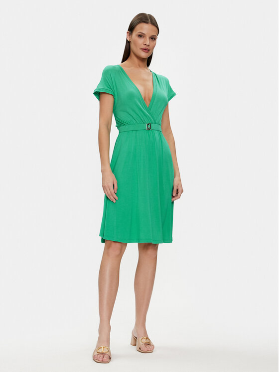 Liu Jo Liu Jo Rochie de zi VA4112 JS360 Verde Regular Fit
