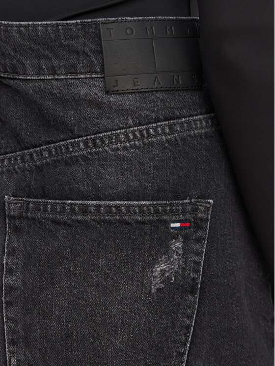 Tommy Jeans Tommy Jeans Džinsinis sijonas DW0DW22715 Juoda Mom Fit