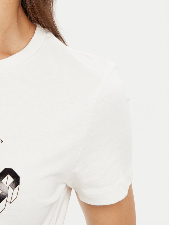 Guess Guess T-Shirt V5RI06 I3Z14 Εκρού Regular Fit