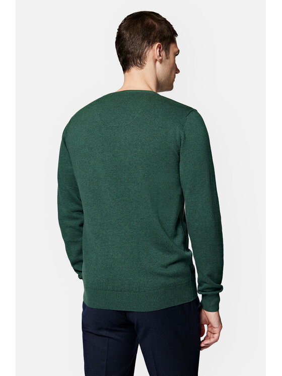 Lancerto Lancerto Sweter Anthony SW073223000050 Zielony Regular Fit