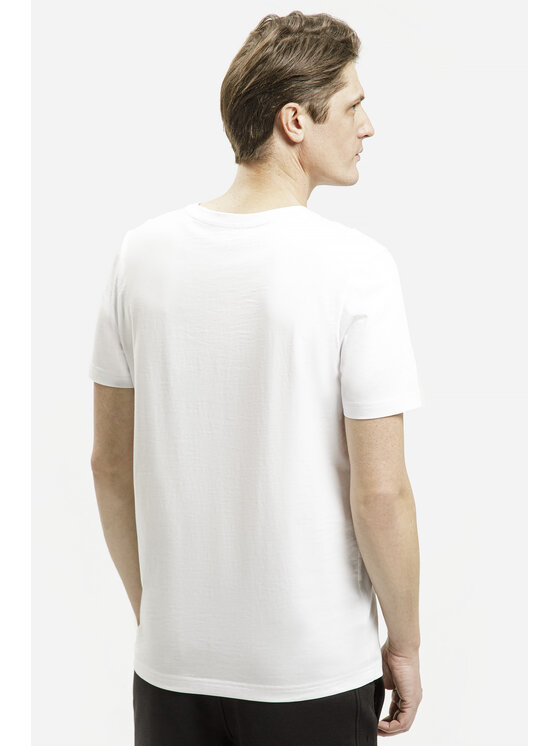 Cross Jeans Cross Jeans T-Shirt 16077-008 Biały Regular Fit