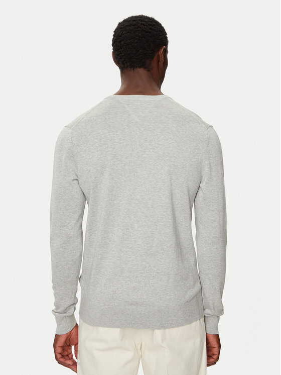 Tommy Hilfiger Tommy Hilfiger Пуловер MW0MW14745 Сив Regular Fit
