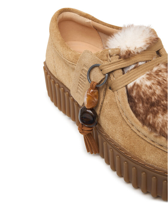 Clarks Clarks Nizki čevlji Torhill Bee 26327766 Bež