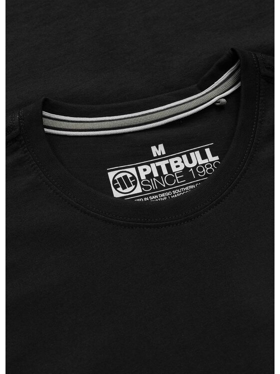 PITBULL PITBULL T-Shirt LA CAVALERA Czarny Regular Fit