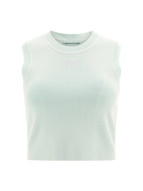 Guess Guess Top 161417 Zielony Classic Fit