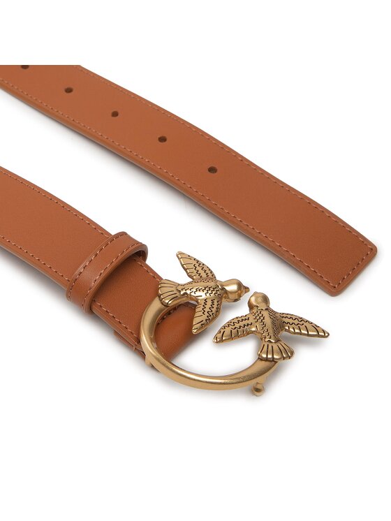 PINKO Pinko Cintura da donna Love Berry Simply H3 Belt . AI 22-23 PLT01 1H212Q Y5H7 Marrone
