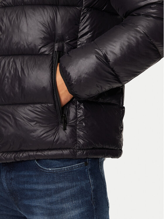 KARL LAGERFELD KARL LAGERFELD Vatovaná bunda 505022 544590 Černá Slim Fit