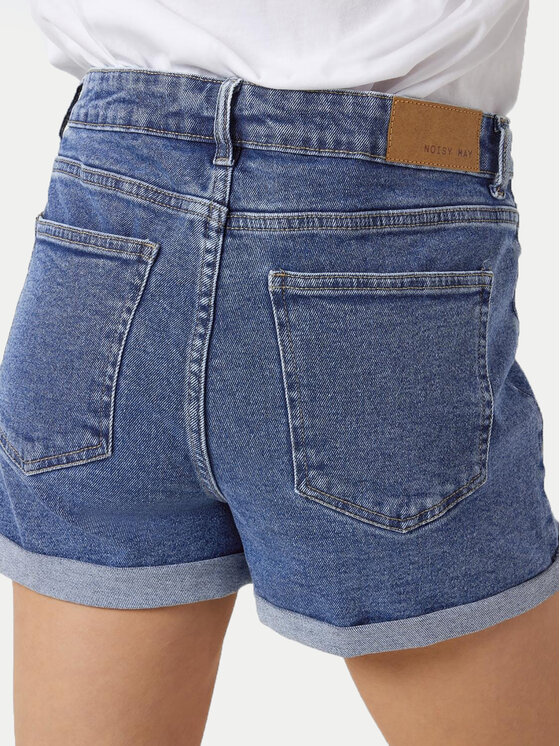 Noisy May Noisy May Pantaloni scurți de blugi Moni 27029489 Albastru Slim Fit