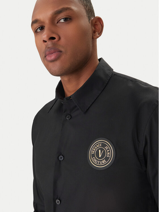 Versace Jeans Couture Versace Jeans Couture Cămașă 80GALCS0 CNY17 Negru Regular Fit