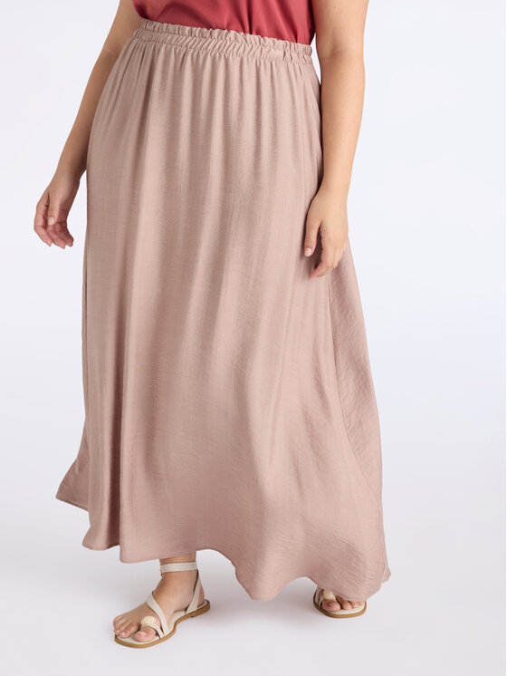 Fiorella Rubino Fiorella Rubino Gonna maxi 1045L200518N002 Crema Regular Fit