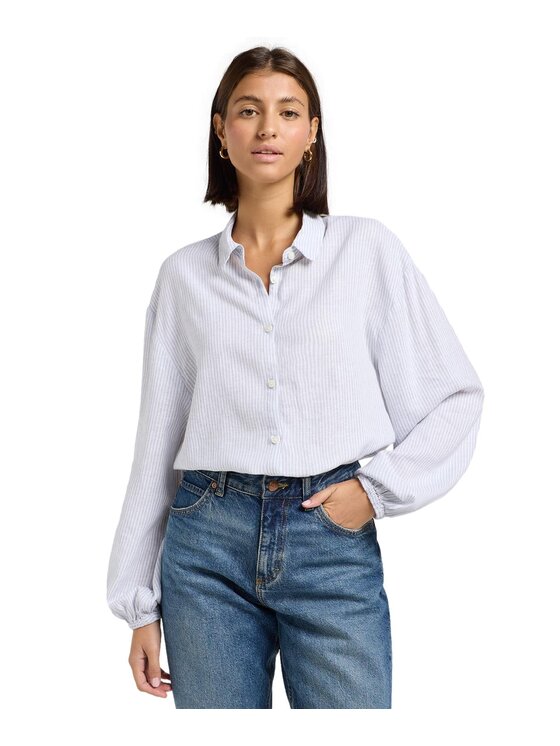 Lee Lee Camicia 112363504 Blu Regular Fit