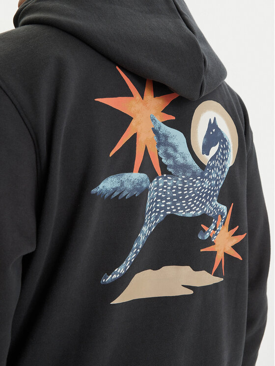 RVCA RVCA Majica dugih rukava Pegasus EVYSF00137 Crna Boxy Fit