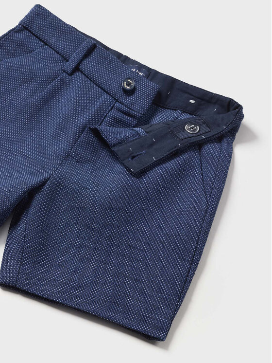Mayoral Mayoral Pantaloncini di tessuto 1284 Blu scuro Regular Fit