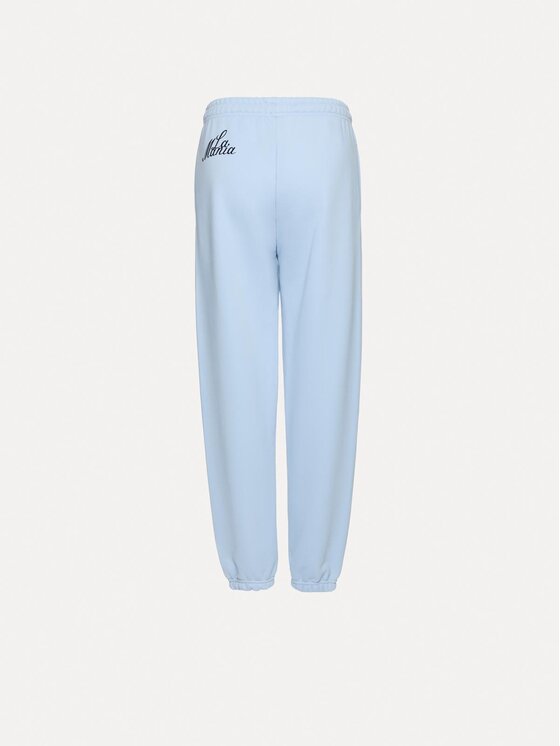 La Mania La Mania Pantaloni da tuta MARGOT Celeste Basic Fit