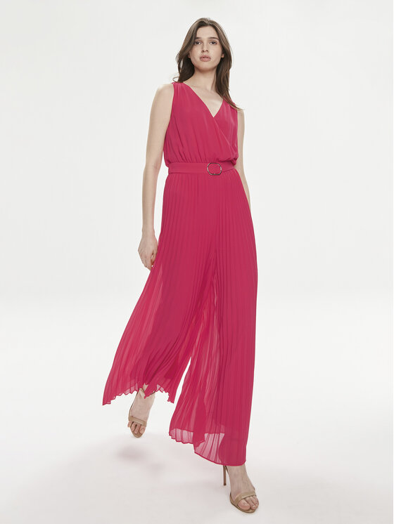 Morgan Morgan Jumpsuit 221-PSAMARA Rot Regular Fit
