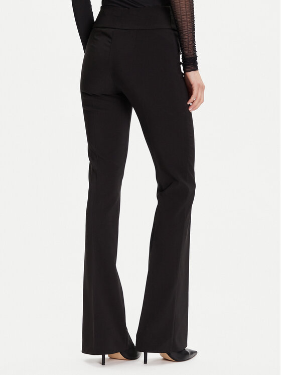 Rinascimento Rinascimento Hlače CFC0125318003 Crna Flare Fit
