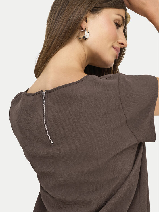 ONLY ONLY Μπλουζάκι Vic 15142784 Καφέ Regular Fit