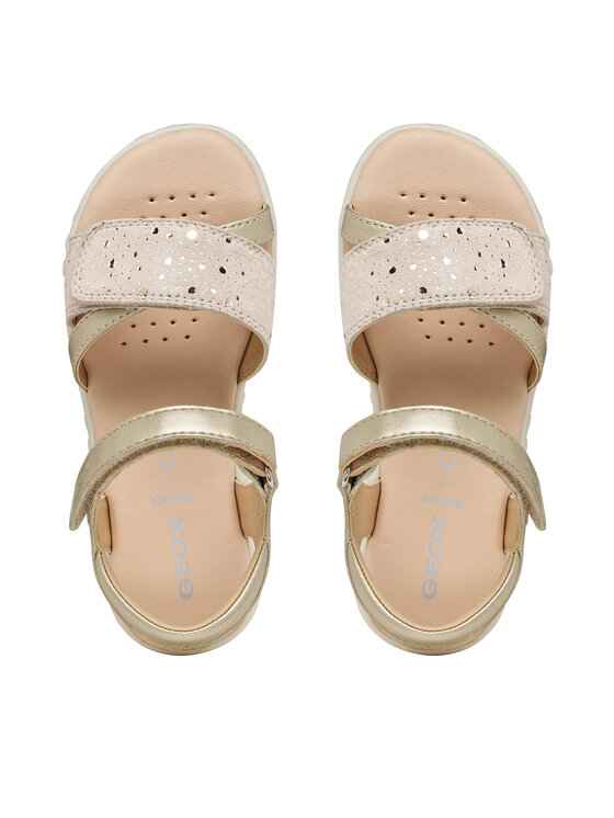 Geox Geox Sandály J Sandal Haiti Girl J658ZC 0NF07 C2012 S Zlatá