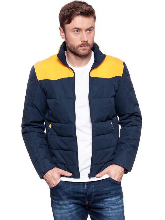 Wrangler Wrangler Kurtka zimowa B&Y RODEO JKT Żółty Regular Fit