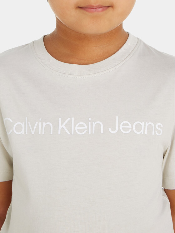 Calvin Klein Jeans Calvin Klein Jeans Тишърт IU0IU00599 Сив Regular Fit