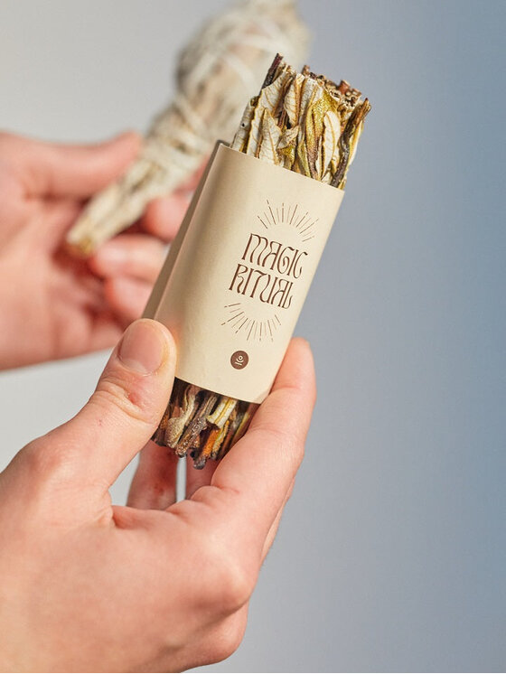 Moonholi Moonholi Kadzidło PALO SANTO i YERBA SANTA Zielony