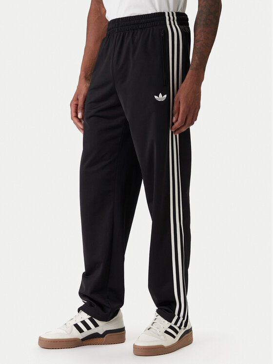 adidas Pantaloni trening Firebird KD8315 Negru Loose Fit