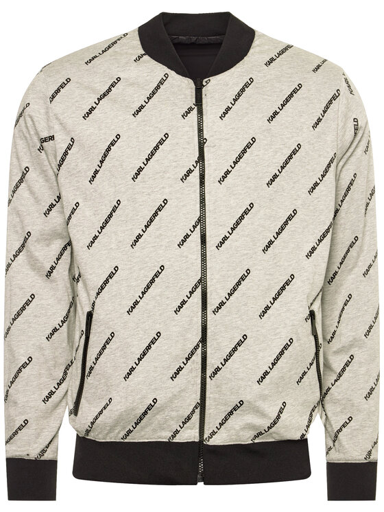 KARL LAGERFELD KARL LAGERFELD Bomber dzseki 505065 501560 Fekete Regular Fit