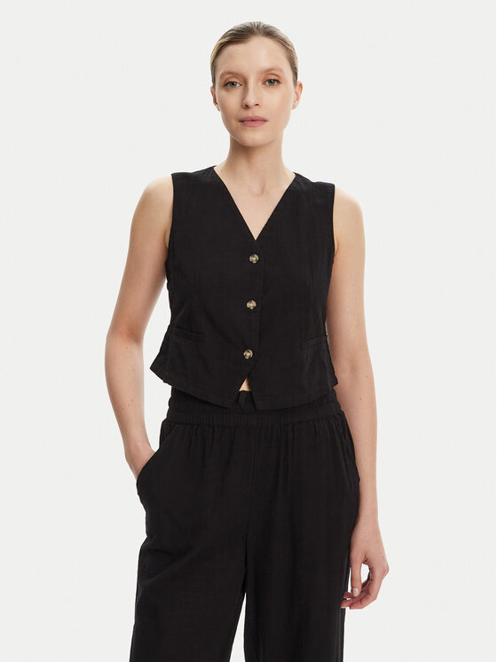Vero Moda Vero Moda Vestă elegantă Caia 10333795 Negru Regular Fit