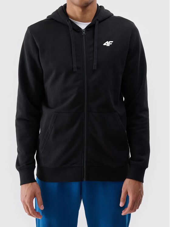 4F 4F Felpa 4FWAW24TSWSM1966-20S Nero Regular Fit