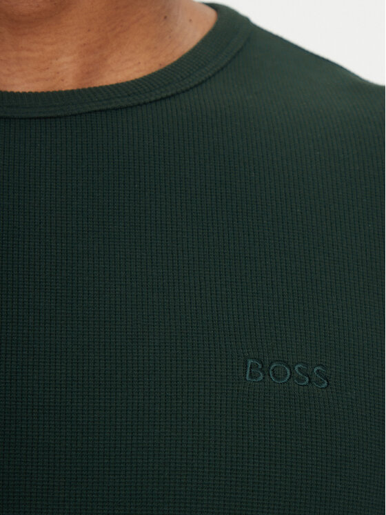 BOSS BOSS Majica z dolgimi rokavi Tempesto 50520725 Zelena Regular Fit