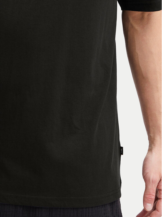 Solid Solid T-shirt 21108243 Nero Relaxed Fit