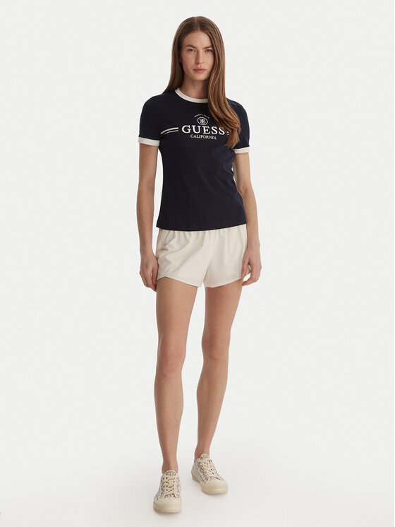 Guess Guess Тишърт V6GI08 K2975 Тъмносин Regular Fit