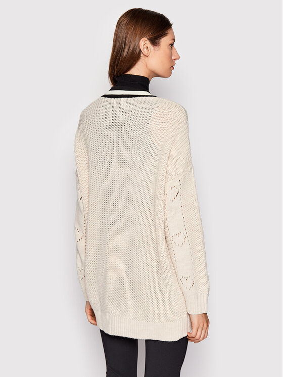 Rinascimento Rinascimento Cardigan CFM0010931003 Bej Regular Fit