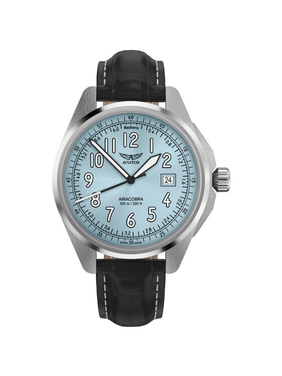 Aviator Aviator Zegarek V.1.38.0.328.4 Czarny