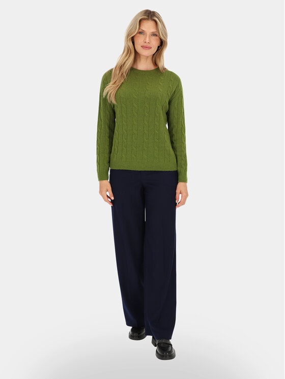 L’AF L’AF Sweter Lisa Zielony Regular Fit