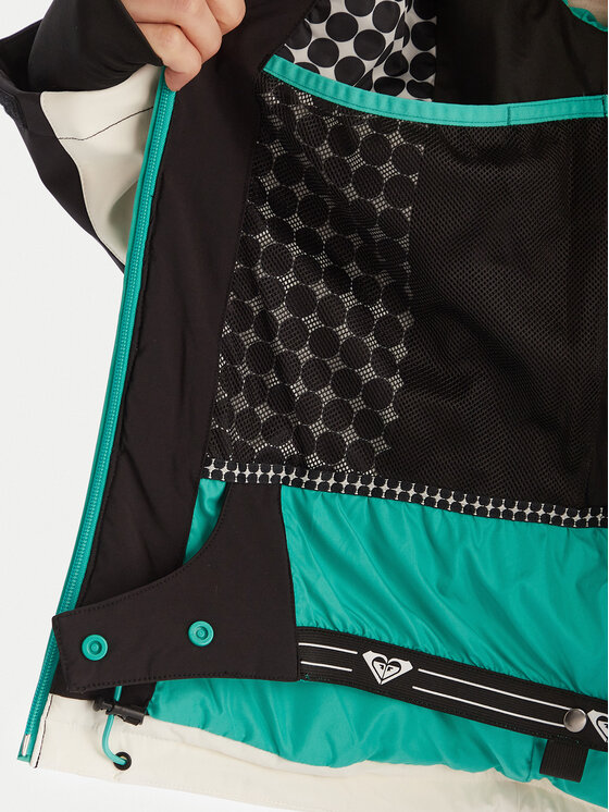 Roxy Roxy Lyžiarska bunda Peak Chic Softshell Jk ERJTJ03512 Čierna Slim Fit