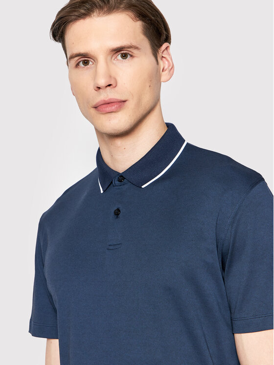 Selected Homme Selected Homme Tricou polo Leroy 16082844 Bleumarin Regular Fit