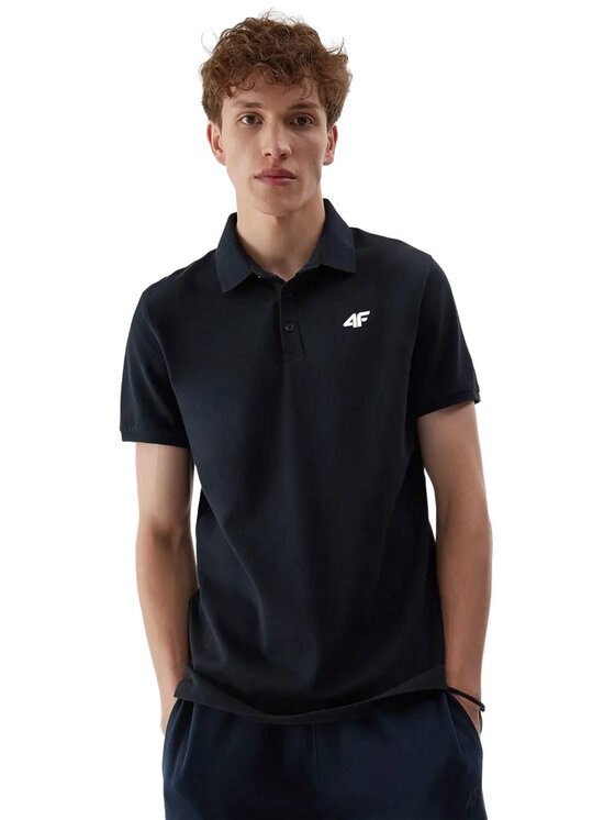 4F 4F Polokošeľa 4FWSS25TPTSM705-31S Modrá Regular Fit