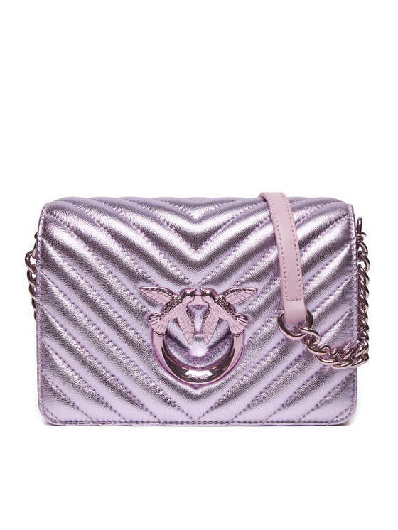 Dámská Kabelka PINKO, Barva: Fialová, Love Click Mini 100067 A1JE WWGB