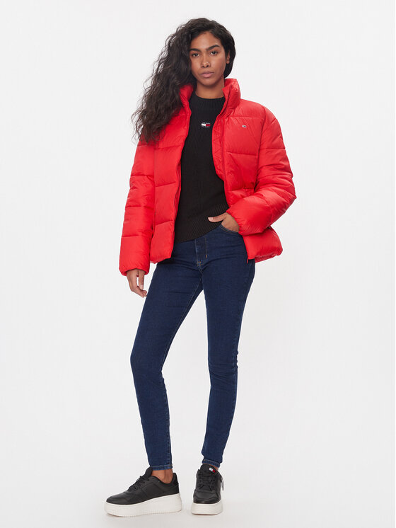 Tommy Jeans Tommy Jeans Žieminė striukė DW0DW15963 Raudona Regular Fit