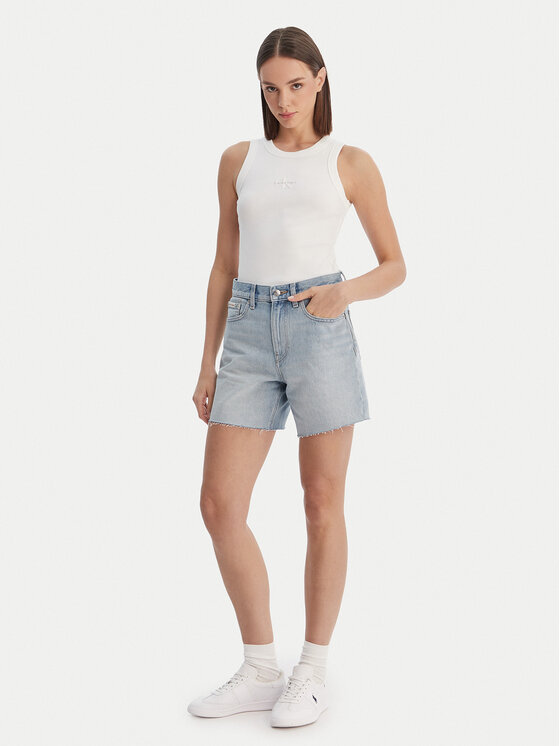 Calvin Klein Jeans Calvin Klein Jeans Szorty jeansowe LV047F766G Niebieski Relaxed Fit